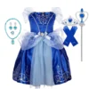 Summer Princess Costume Party Fancy Flower Vestido New 2025 Christmas Birthday Carnival Dress Up Rapunzal Belle Disguise Frock