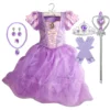 Summer Princess Costume Party Fancy Flower Vestido New 2025 Christmas Birthday Carnival Dress Up Rapunzal Belle Disguise Frock